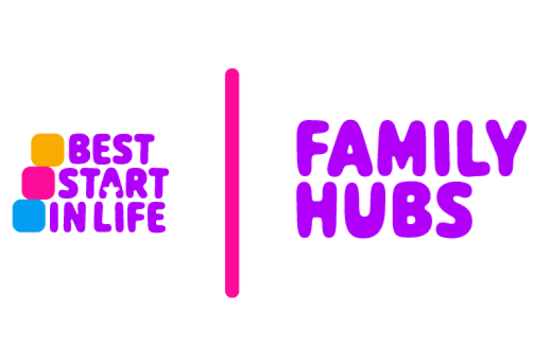 Best start in life family hubs joint logo