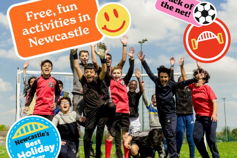 Young people enjoying sport