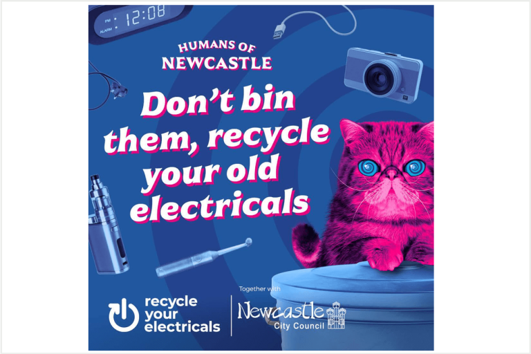 Recycle your electricals poster