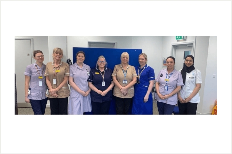 Group of health professionals smiling 
