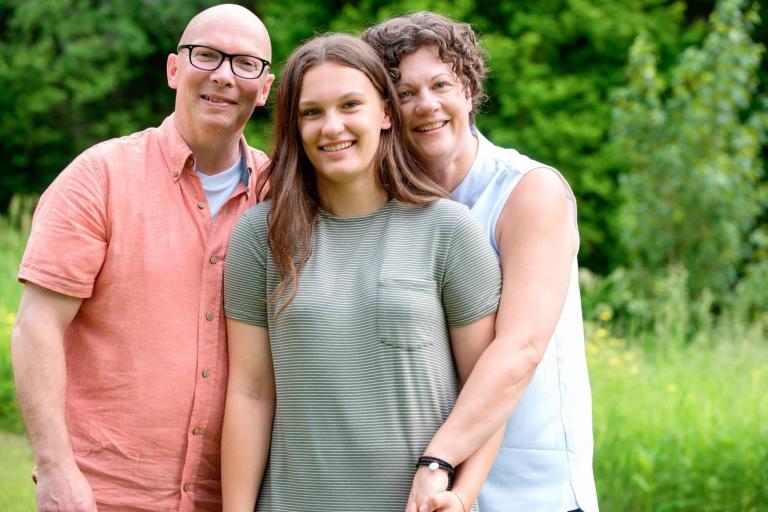 Couple with Teenager