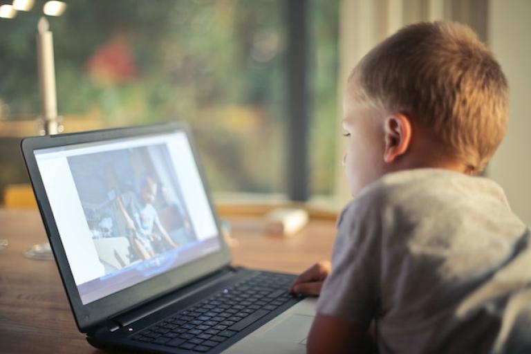 Child on the internet