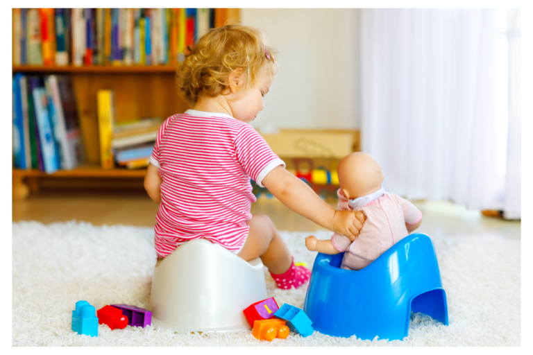 Child on potty