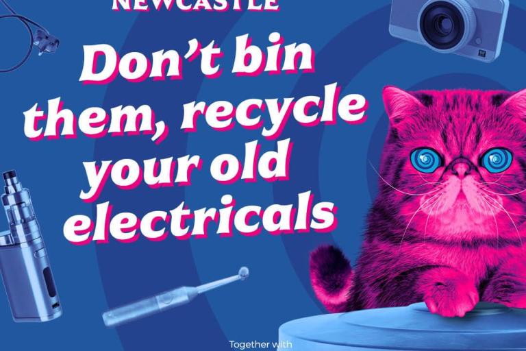 Recycle your electricals poster